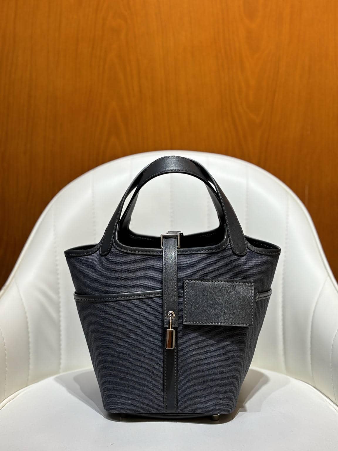 Picotin Canvas-Leather Combo-38
